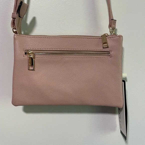 Isabelle Vegan Leather Pink Shoulder Bag - Picture 7 of 9